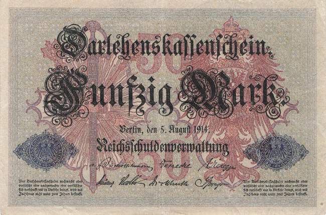 50 Mark 1914 ro.50b O